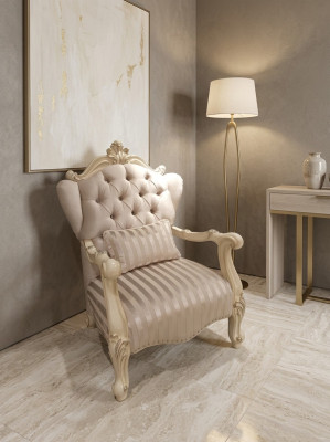 Chaise longue de club de design Chaise d'hôtel de détente Ensemble fauteuil Suite Fauteuil de luxe