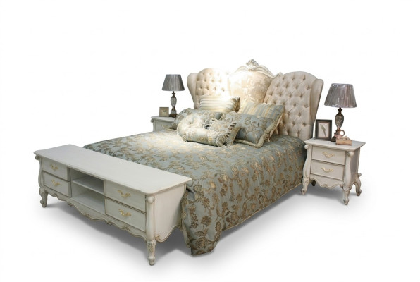 Lit Chesterfield, lits rembourrés, lit double, lits 180x200cm neufs.