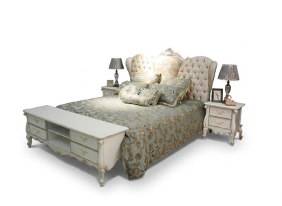 Lit Chesterfield, lits rembourrés, lit double, lits 180x200cm neufs.