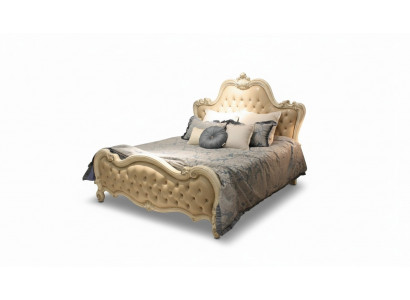 Lit design double luxe pour chambre à coucher décorative lits en cuir hôtel 180x200cm