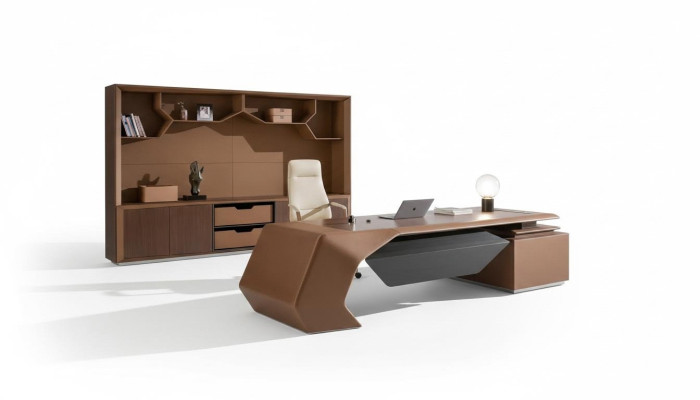 Ensemble de bureau de concepteur Salle de travail Étagère Table Armoire Ensemble complet Mobilier