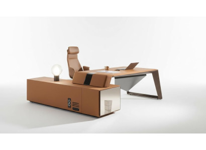 Bureau de coin du patron, bureau, mobilier de bureau, design de décoration de chambre pratique