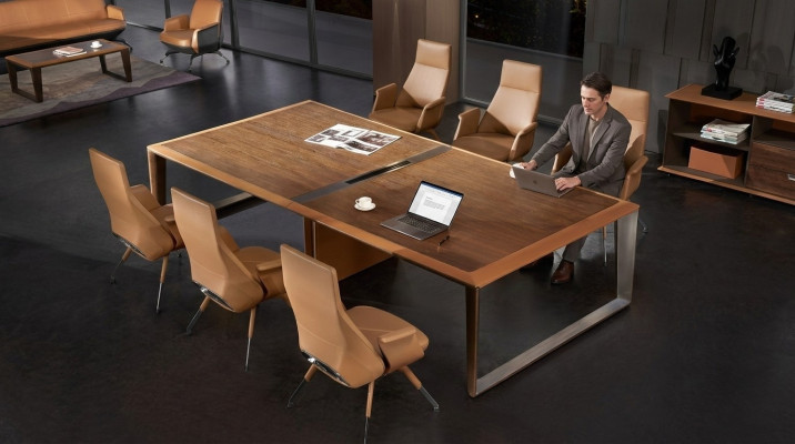 Table de conférence Moderne Cabinet d'avocats Tables de réunion Design de mobilier de bureau