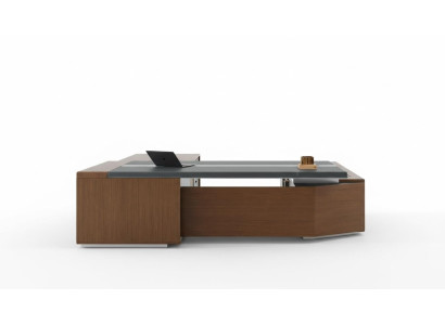 Bureau de coin, mobilier de bureau de chambre de patron, design de bureaux, décoration, pratique