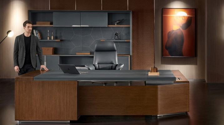 Bureau de design Table Bureau Chaise Ameublement Table d'angle avec chaise 2 pièces. nouveau
