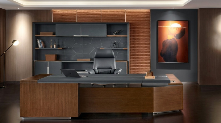 Bureau de design Table Bureau Chaise Ameublement Table d'angle avec chaise 2 pièces. nouveau
