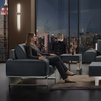 Fauteuil de télévision, fauteuil de concepteur, fauteuil rembourré, fauteuil de relaxation
