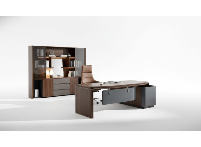 Ensemble de bureau 3 pièces, fauteuil, table, meubles complets