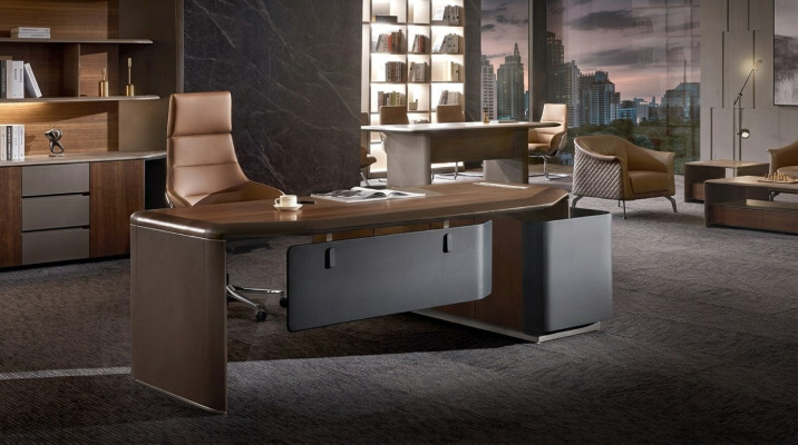 Desk Design Möbel Büromöbel Einrichtung Chef Boss Ecktische