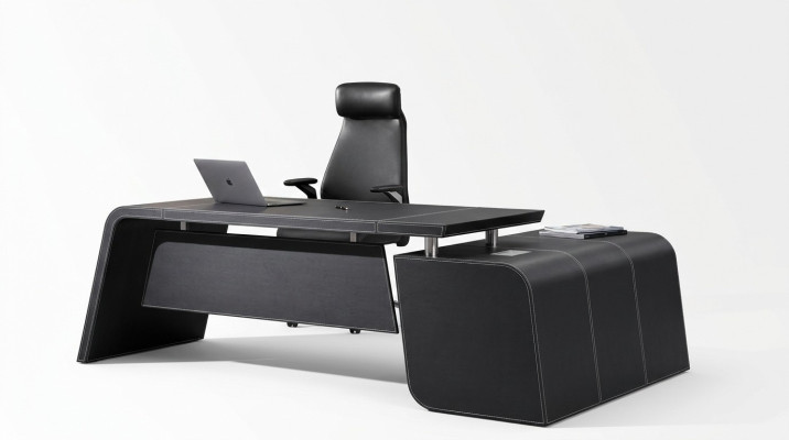 Bureau d'angle pour écrire au bureau, table de designer de luxe de classe de meubles