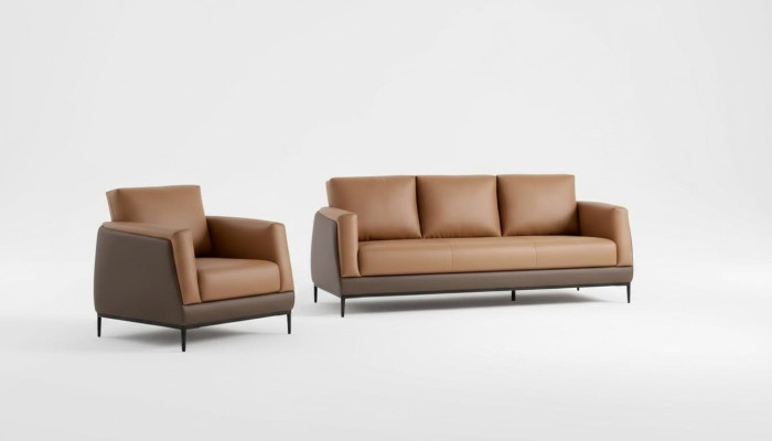 Ensemble de canapé Set Design Canapés Rembourrage Canapés Cuir Canapé Moderne Neuf
