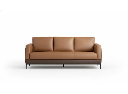 Canapé Canapés Canapé Rembourrage Cuir Moderne Trois Places 3 Places Mobilier de Bureau neuf