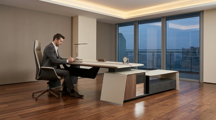 Table d'angle de design Bureau de table d'angle Mobilier de bureau Tables d'ameublement Tables Table