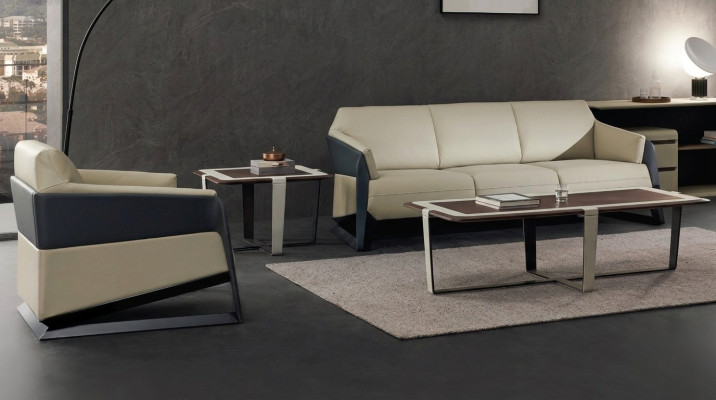 Ensemble de canapés design 3 places. Canapés rembourrés. Canapés relax modernes.