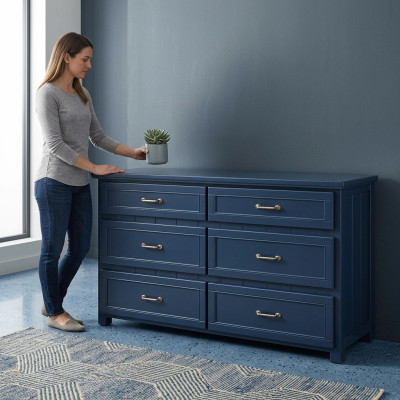 Designer Kommode Side Low Board Schlafzimmer Holz Luxus Kleiderschrank Regal