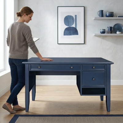 Table de bureau classique Bureaux Chef Bureau Tables Bois