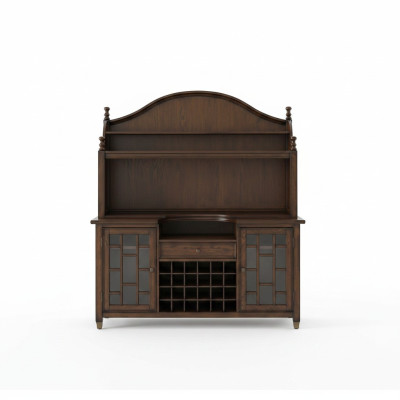 Buffet de campagne Commode Vitrines Armoire Casier à vin Étagère Vitrine Armoires