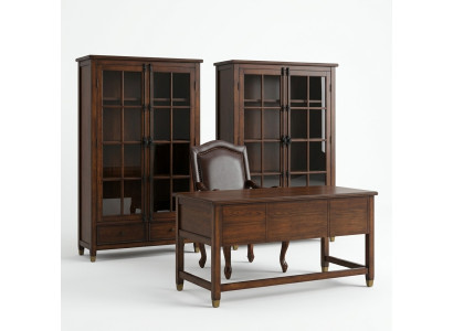 Bureau Bureau + Chaise de bureau Table en bois Chaise Tables Bureaux