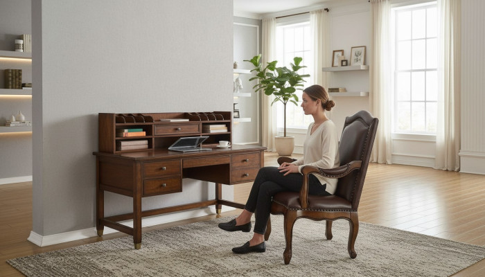 Chaise rembourrée Fauteuil de luxe Chaise Salon Accoudoir Chaise de salle à manger Chaises