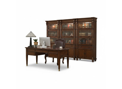 Ensemble de bureau - Suite de bureau - Bureau - Chaise de chef - Fauteuil - Armoire - Mobilier neuf 5 pièces.