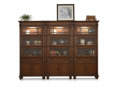 Vitrine 3x Classeur Armoire Vitrines Bureau Salon Armoire tall.