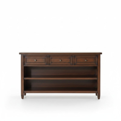 Buffet en bois Commode 140cm Buffet Basse Armoires de salon Commodes neuves