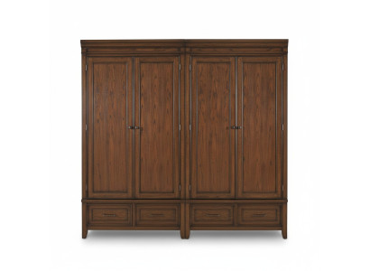 Classique 2x Armoire Design Chambre Mobilier Armoire Armoires Bois neuf