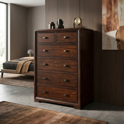 Commode Commodes Buffets Haute armoire à six tiroirs Buffet