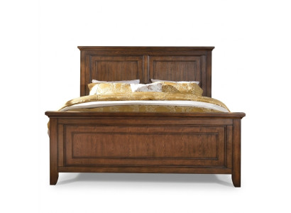 Conception de lit Lits de luxe pour hôtel Chambre de sommeil Double Bois Nouvelle maison de campagne