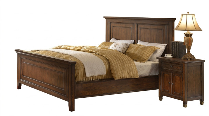 Lit + 2x table de chevet 3 pièces. Ensemble de chambre Designer Luxe