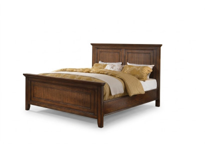 Chambre 3 pièces Tables de chevet Ensemble Conception Lit de luxe Lit en bois Lit double neuf