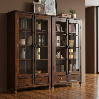 Vitrine classique Vitrine Vitrine Armoires Armoires en bois Armoire