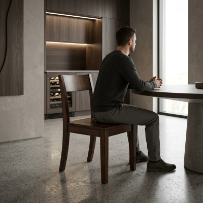 Design 1x Ensemble de chaises Ensemble de chaises Fauteuil Suite Fauteuil Salle à manger Gastro Bois