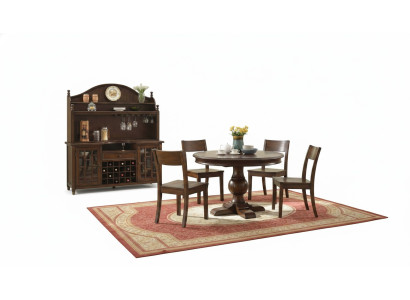 Salle à manger Ensemble complet Table Buffet 4x Ensemble de chaises 7pcs. Table à manger Bois neuf