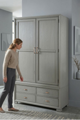 Armoire Étagères Armoires Armoire Chambre Armoire Mobilier Bois Designer