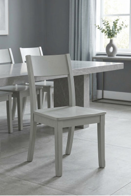 Salle à manger 1x Chaise Chaises réelles Fauteuil moderne en bois Designer Siège à dossier