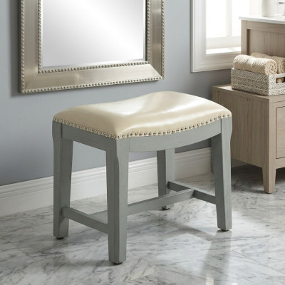 Tabouret Tabouret Côté Tabouret Canapé Siège en Cuir neuf Ottoman Pouf Tapisserie