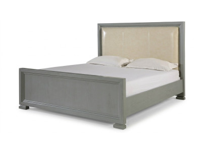 Conception de la literie de lit Luxe Hôtel lits mariés 180-200cm Chambre de sommeil double Cuir