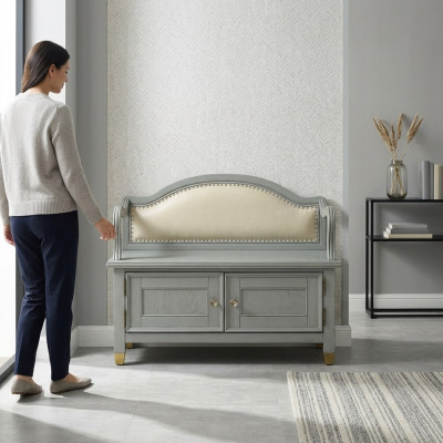 Commode Banquette à chaussures Meuble à chaussures Banquette Meuble à tiroirs Tabouret