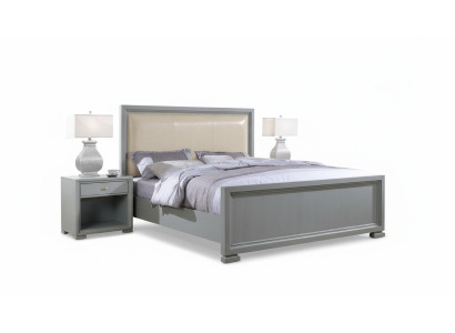 Lits de designer luxueux lits doubles d'hôtel Chambre en bois neufs 180x200 cm