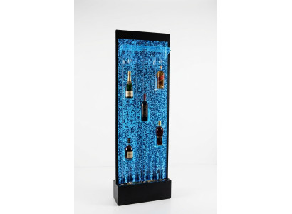 Étagère à LED, mur d'eau, colonne de séparation, mur d'eau, comptoir de bar.
