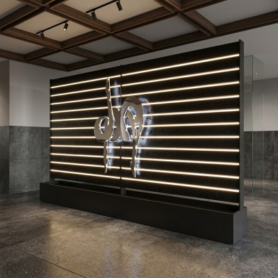 Panneau mural mur d'eau LED murs de design cloison de cas d'eau