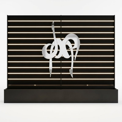 Panneau mural mur d'eau LED murs de design cloison de cas d'eau