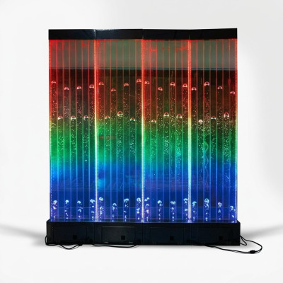 Panneau mural avec des bulles d'eau Mur d'eau décoratif à LED Mur d'eau design