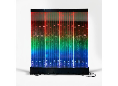 Panneau mural avec des bulles d'eau Mur d'eau décoratif à LED Mur d'eau design
