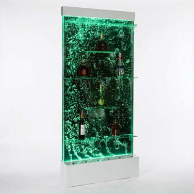 Étagère de bar à LED Armoire à étagères Mur d'eau Colonne Murs de séparation Mur d'eau