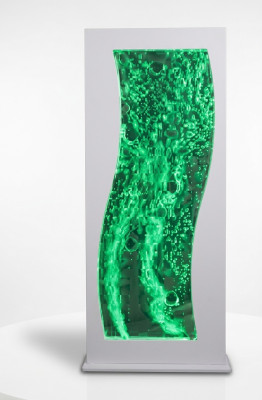 Colonne d'eau mur d'eau cascade partition LED de design de luxe ameublement métallique