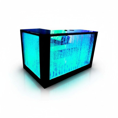 Bar Table Water Wall Bar Counter Illuminated Bar Table Bar Counter Led Shelf Ameublement nouveau