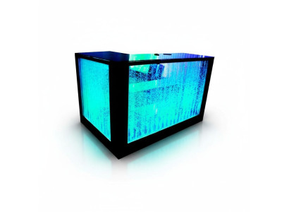 Bar Table Water Wall Bar Counter Illuminated Bar Table Bar Counter Led Shelf Ameublement nouveau