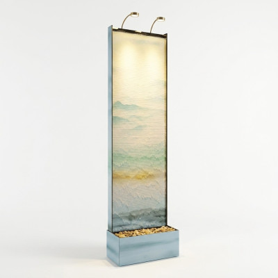 Partition mur d'eau colonne murs Waterwall LED 60x210cm murs d'eau